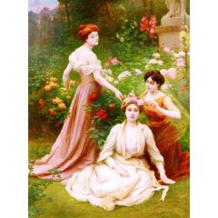 The Crown of Roses Painting Reproduction