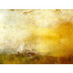 Sunrise with Sea Monsters Painting Reproduction
