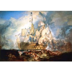 The Battle of Trafalgar Painting Reproduction