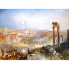 Modern Rome, Campo Vaccino Painting Reproduction