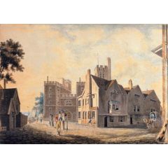 View of the Archbishop’s Palace, Lambeth Painting Reproduction