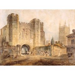 King Edgar’s Gate, Worcester Painting Reproduction