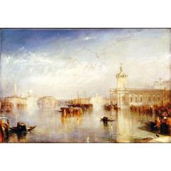 Venice, Dogano, San Giorgio, Citella from the Steps of the Europa Painting Reproduction
