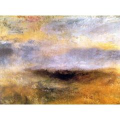 Seascape with Storm Coming on Painting Reproduction