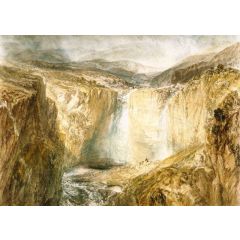 Fall of the Tees, Yorkshire Painting Reproduction