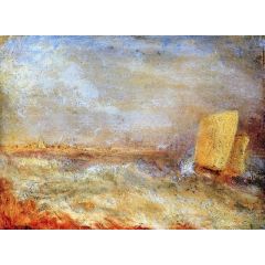 A Sailing Boat off Deal Painting Reproduction