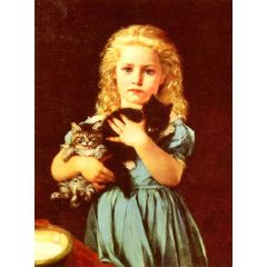 An Armful Of Mischief Painting Reproduction