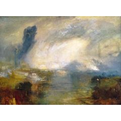 The Thames above Waterloo Bridge Painting Reproduction