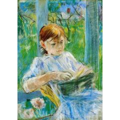 Portrait of the Artist’s Daughter, Julie Manet, at Gorey Painting Reproduction