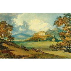 View of Dunster Castle from the Northeast Painting Reproduction