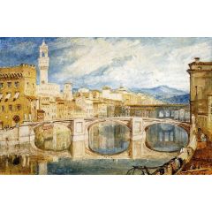 Florence from the Ponte alla Carraia Painting Reproduction