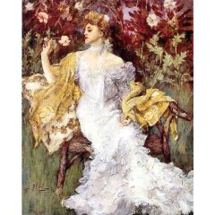 A Gift from the Garden Painting Reproduction