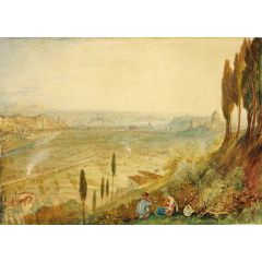 Rome from Monte Mario Painting Reproduction