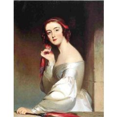 Miss Ann Elliott, Beaufort, South Carolina Painting Reproduction