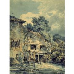 The Old Water Mill Painting Reproduction
