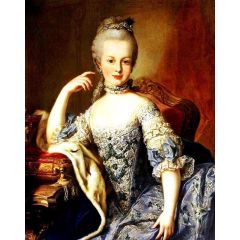 Portrait of Archduchess Maria Antonia of Austria Painting Reproduction