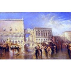Venice, the Bridge of Sighs Painting Reproduction