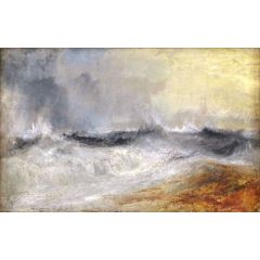 Waves Breaking against the Wind Painting Reproduction