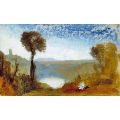 Lake Nemi Painting Reproduction