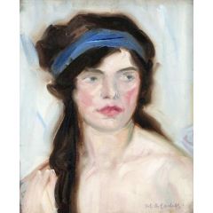 Portrait of a Girl Painting Reproduction