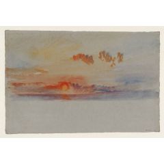 Orange Sunset Painting Reproduction