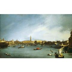 The Bacino di San Marco, Venice, Seen from the Giudecca Painting Reproduction