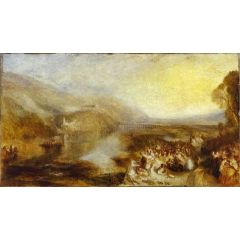 The Opening of the Wallhalla, 1842 Painting Reproduction