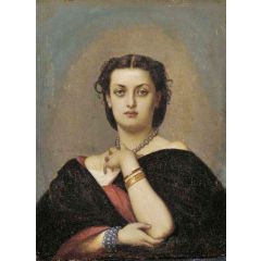 Portrait of a Woman Painting Reproduction