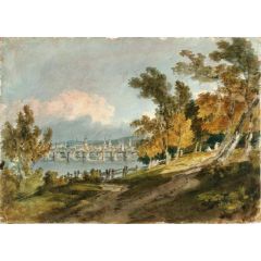 Picturesque Composition with a Distant View of Tours from the North East Painting Reproduction
