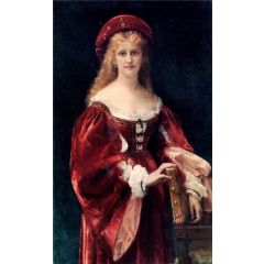 Venetian Lady Painting Reproduction