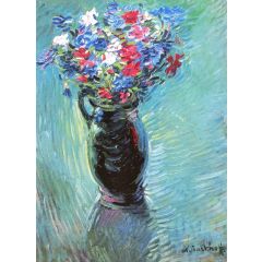 Vase of Flowers Painting Reproduction