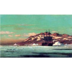 Arctic Scene Painting Reproduction