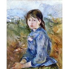 The Little Girl from Nice, Celestine Painting Reproduction