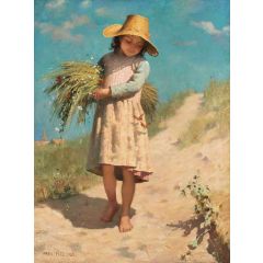 The Young Gleaner Painting Reproduction