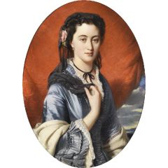 Countess Natalia Alexandrovna of Merenberg, née Pushkina Painting Reproduction