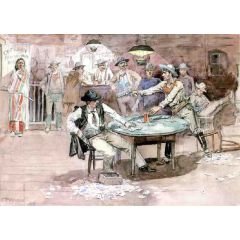 Peaceful Valley Saloon Painting Reproduction