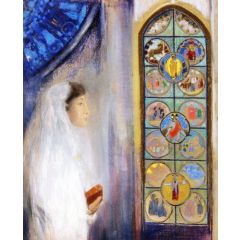 Portrait of Mlle. Simonne Painting Reproduction