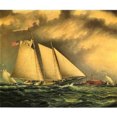 Castle Garden Painting Reproduction