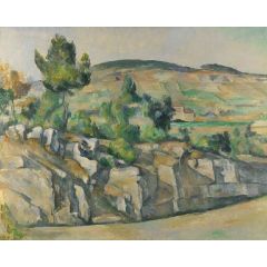 Hillside in Provence Painting Reproduction