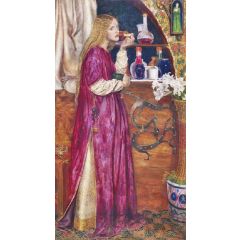The Queen was in the Parlour, Eating Bread and Honey Painting Reproduction