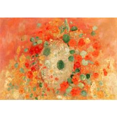 Nasturtiums Painting Reproduction