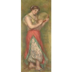 Dancing Girl with Tamborine Painting Reproduction
