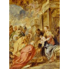 The Adoration of the Magi Painting Reproduction