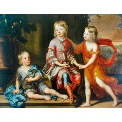 Children of the Howard Family Painting Reproduction