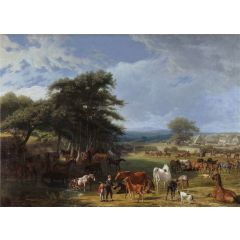Lord Rivers Stud Farm, Stratfield Saye Painting Reproduction