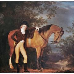 Self-portrait with Horse Painting Reproduction