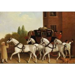 Edinburgh and London Royal Mail Painting Reproduction