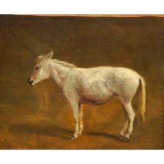White Mule Painting Reproduction