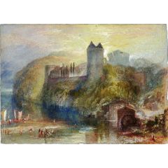 Tancarville from the East (Front View) Painting Reproduction
