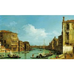 Venice: The Grand Canal from Campo S. Vio Towards the Bacino Painting Reproduction